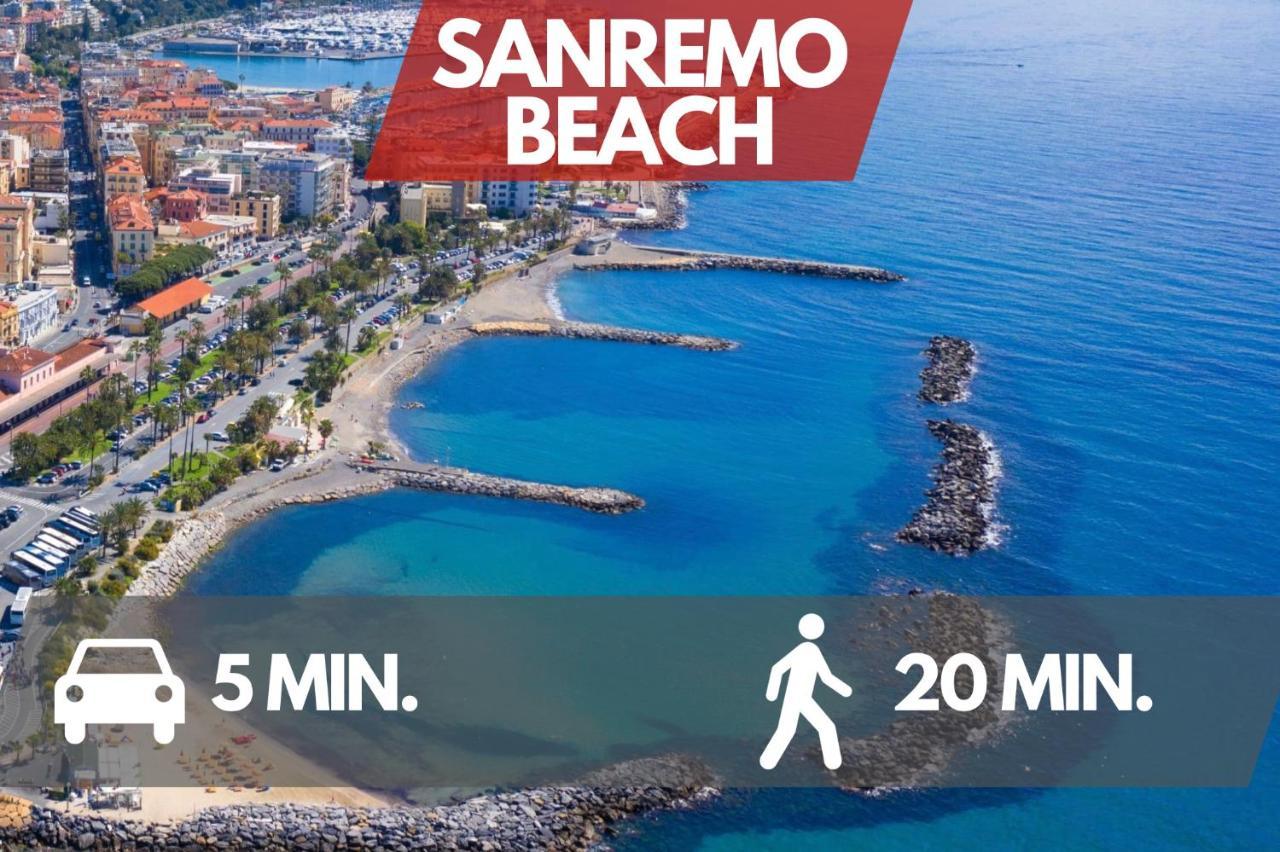 Apartamento Free Parking-Sea View, With Pool & Garden San Remo Exterior foto